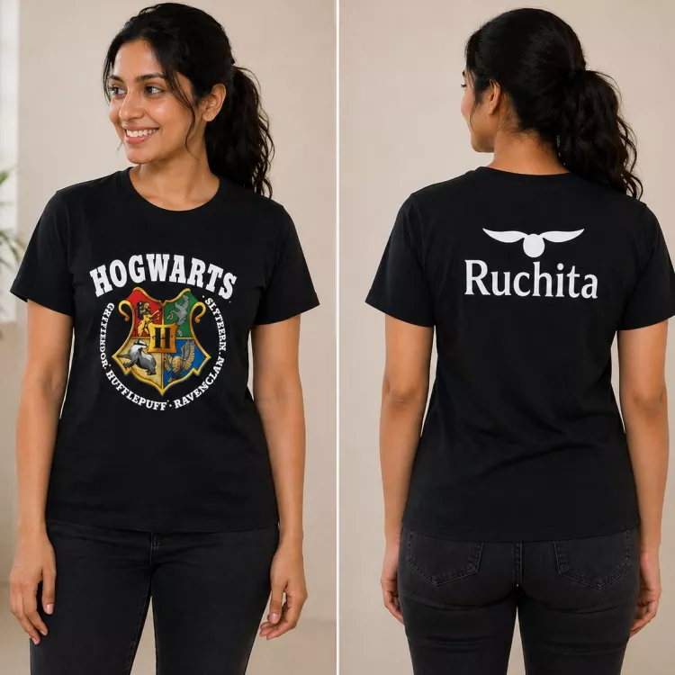 Personalized Hogwarts T-Shirt